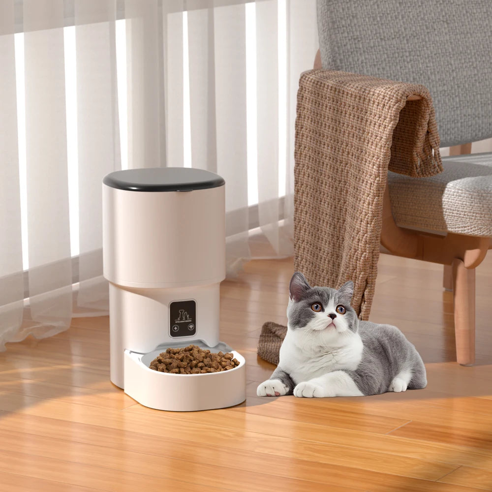 4L Snaccident Prevention Machine: WiFi Magic Bowl for Pooches and Felines! (Plug Not Included - Sorry, Not Sorry!)