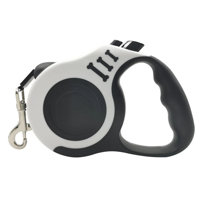 Experience Freedom with the 3M/5M Automatic Retractable Nylon Dog Leash - Perfect for Small Dogs and Cats on Outdoor Adventures