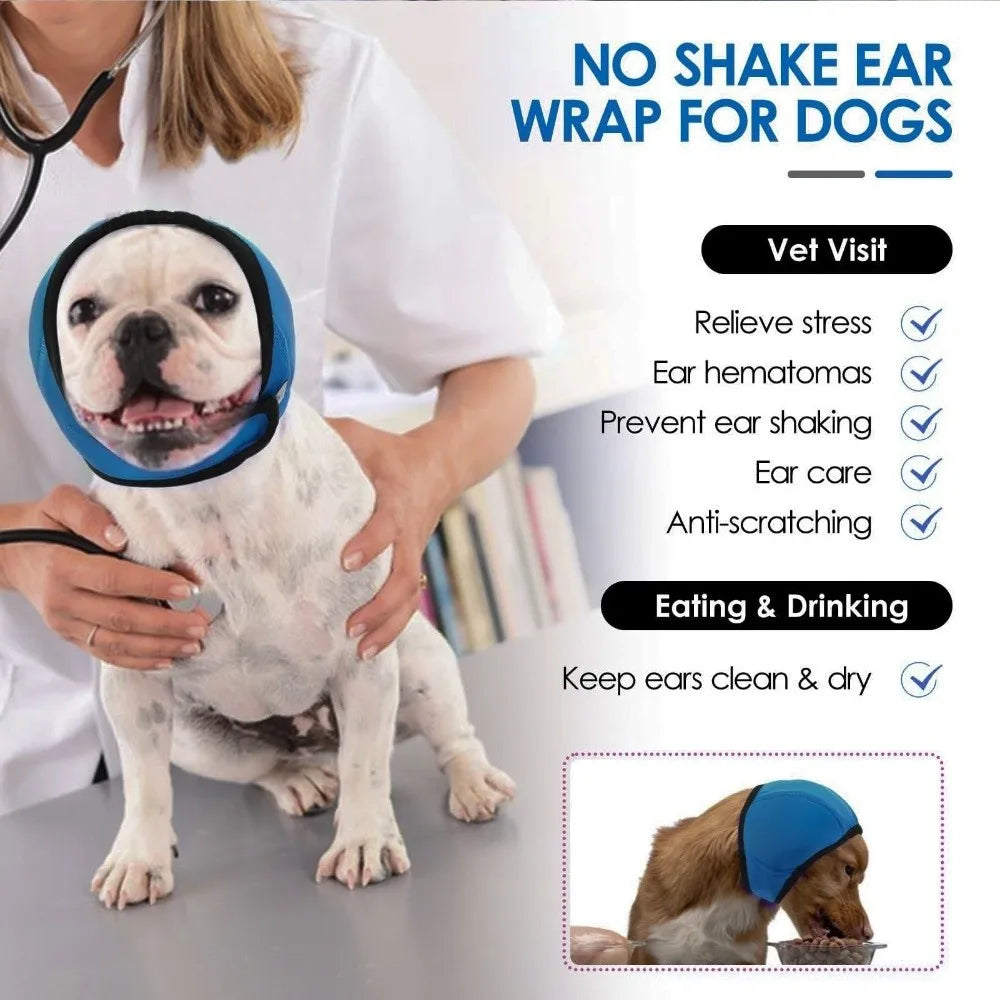Professional Noise Reduction Dog Ear Covers - Waterproof Calming Earmuffs with Adjustable Shockproof Design