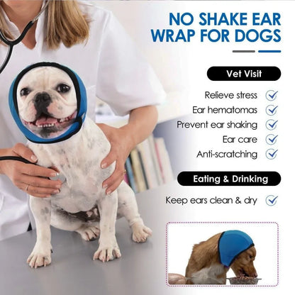 Professional Noise Reduction Dog Ear Covers - Waterproof Calming Earmuffs with Adjustable Shockproof Design