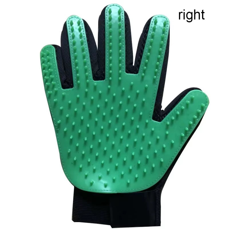 Transform Grooming Time with the Ultimate Pet Grooming Glove - Effortless Deshedding & Soothing Massage for Dogs and Cats