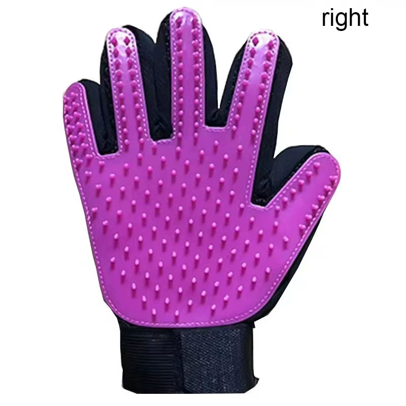 Transform Grooming Time with the Ultimate Pet Grooming Glove - Effortless Deshedding & Soothing Massage for Dogs and Cats