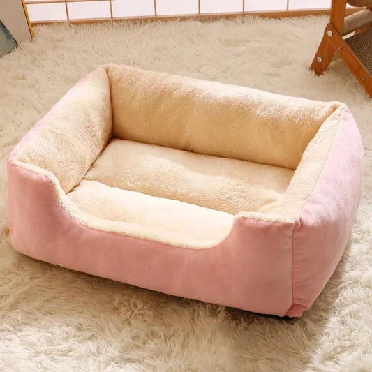Premium Cat and Dog Bed with Cushions - Winter Accessories for Pets and Cozy Habitat Solutions