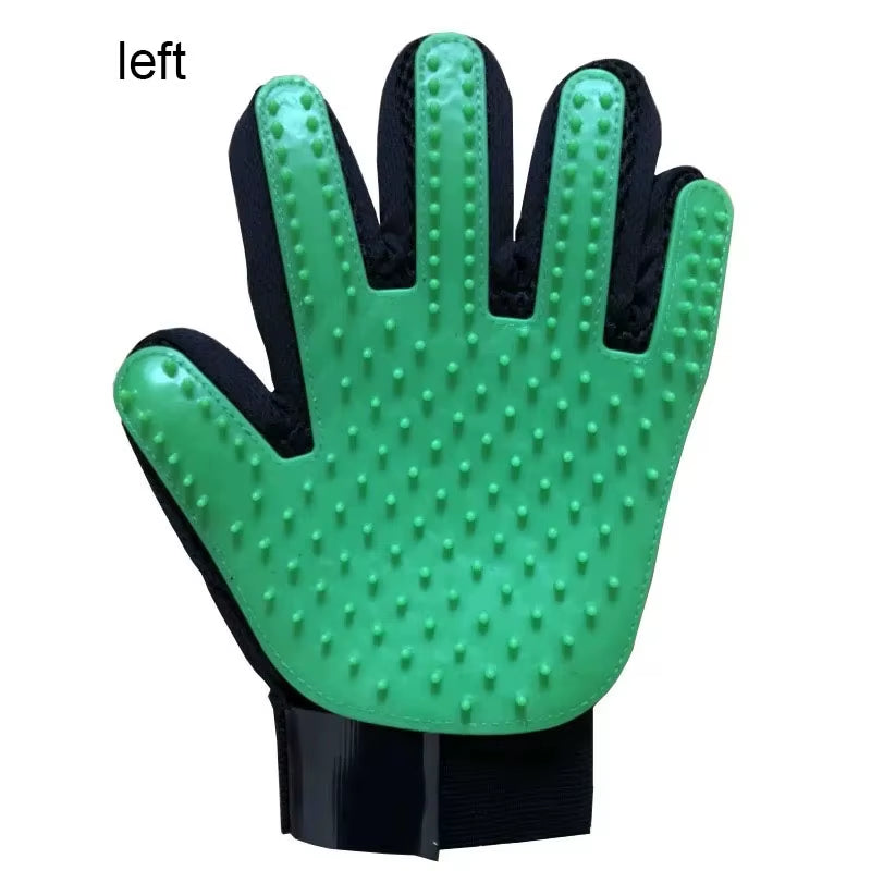 Transform Grooming Time with the Ultimate Pet Grooming Glove - Effortless Deshedding & Soothing Massage for Dogs and Cats
