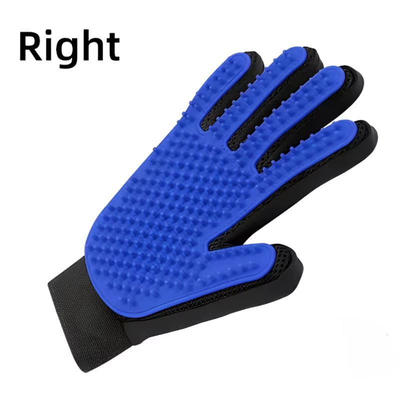 Transform Grooming Time with the Ultimate Pet Grooming Glove - Effortless Deshedding & Soothing Massage for Dogs and Cats