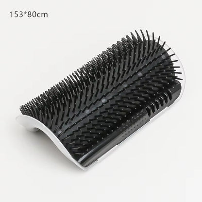 Cat Massage and Grooming Tool for Hair Removal and Self-Cleaning - Corner Brush for Pet Beauty and Care