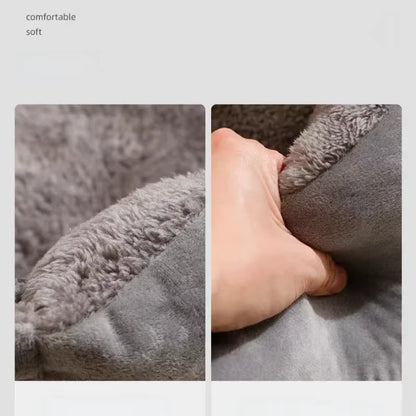 Premium Cat and Dog Bed with Cushions - Winter Accessories for Pets and Cozy Habitat Solutions