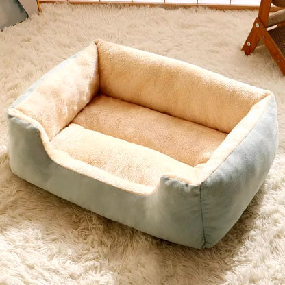 Premium Cat and Dog Bed with Cushions - Winter Accessories for Pets and Cozy Habitat Solutions