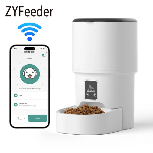 4L Snaccident Prevention Machine: WiFi Magic Bowl for Pooches and Felines! (Plug Not Included - Sorry, Not Sorry!)