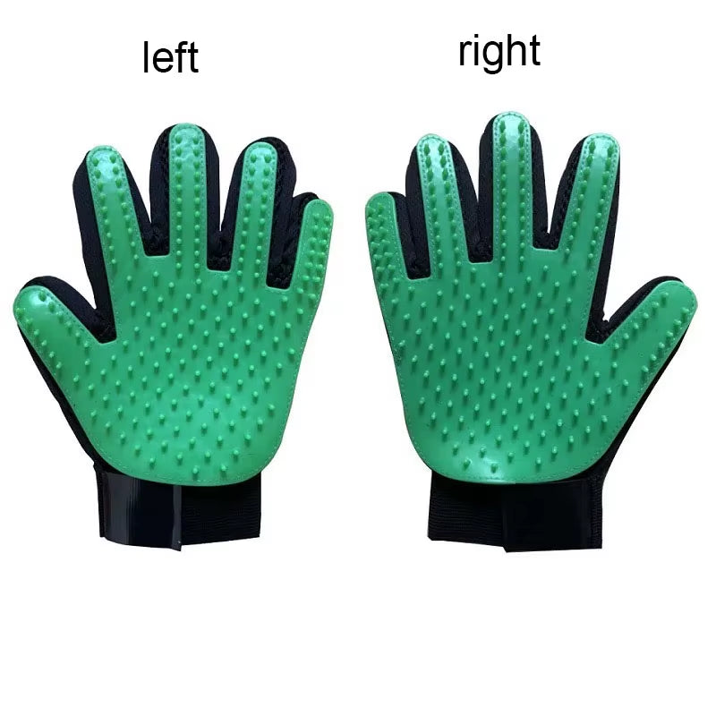 Transform Grooming Time with the Ultimate Pet Grooming Glove - Effortless Deshedding & Soothing Massage for Dogs and Cats