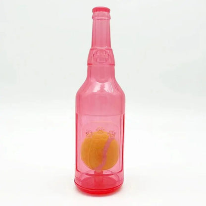 Exciting Durable Squeaky Tennis Ball Bottle for Dogs - The Ultimate Interactive Chew Toy for Endless Fun and Boredom Relief