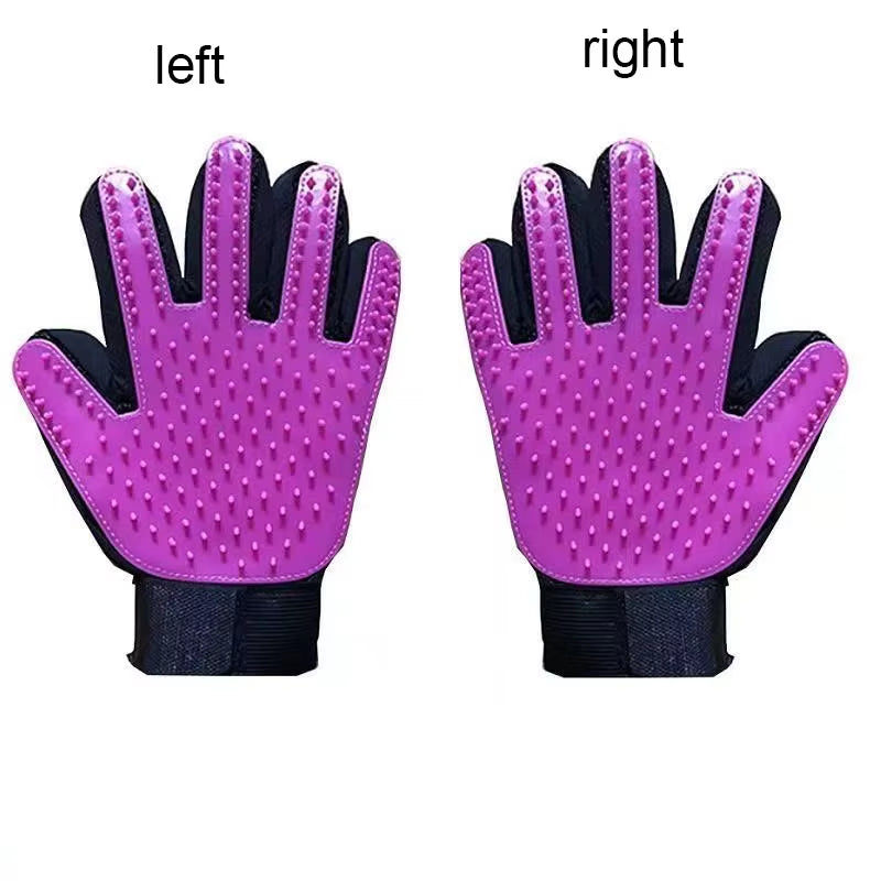 Transform Grooming Time with the Ultimate Pet Grooming Glove - Effortless Deshedding & Soothing Massage for Dogs and Cats