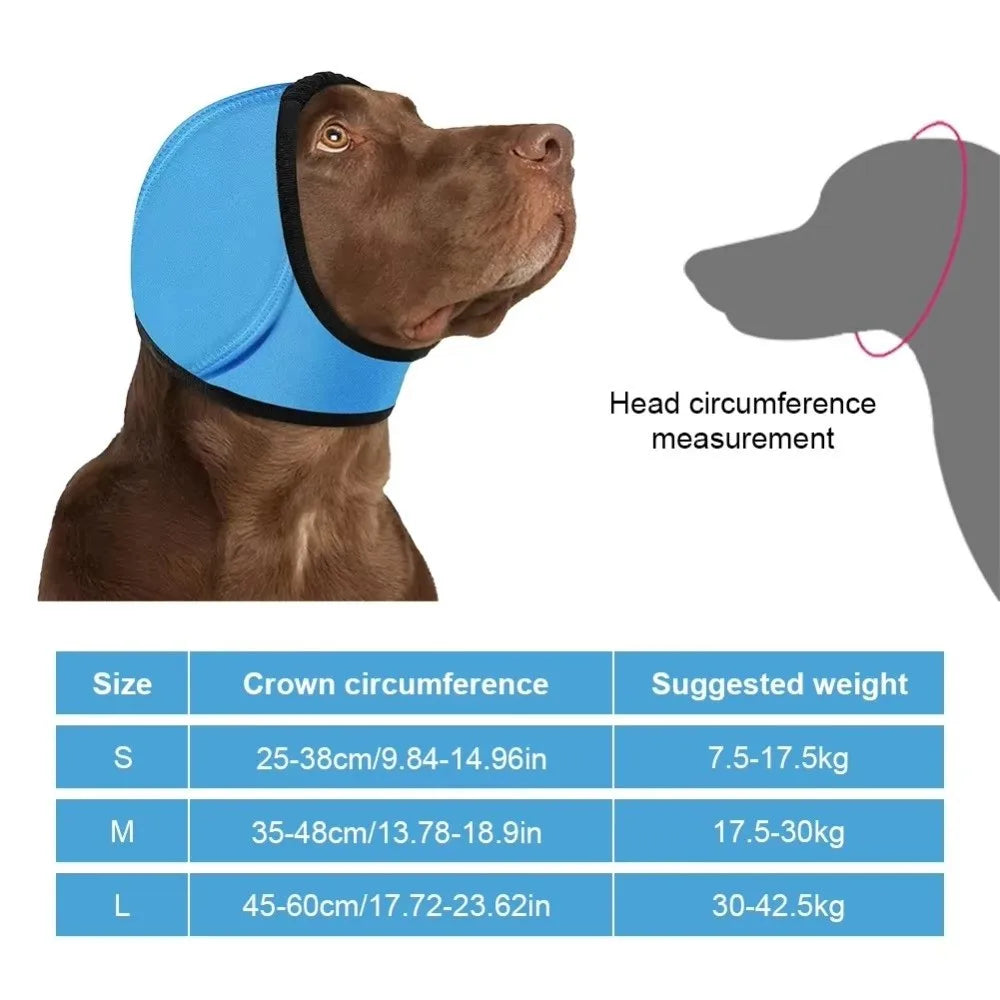 Professional Noise Reduction Dog Ear Covers - Waterproof Calming Earmuffs with Adjustable Shockproof Design