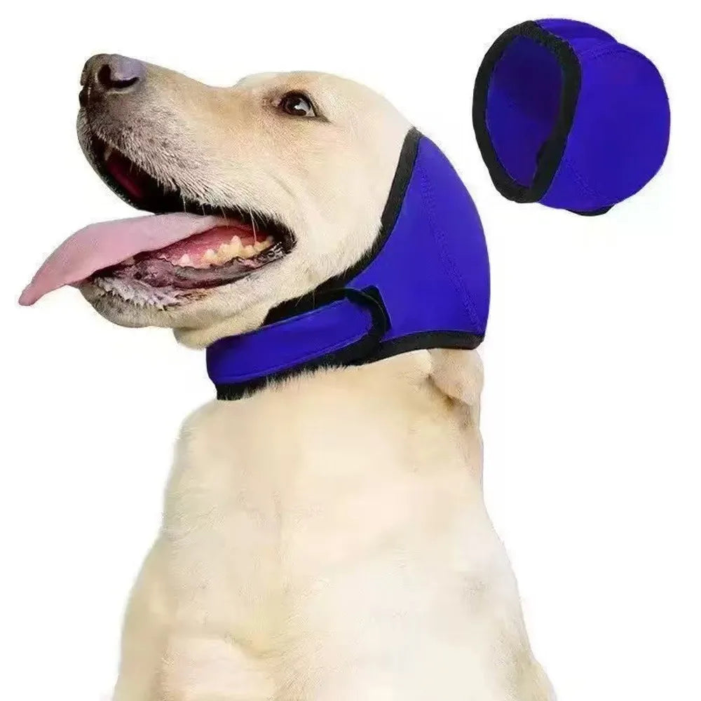 Professional Noise Reduction Dog Ear Covers - Waterproof Calming Earmuffs with Adjustable Shockproof Design