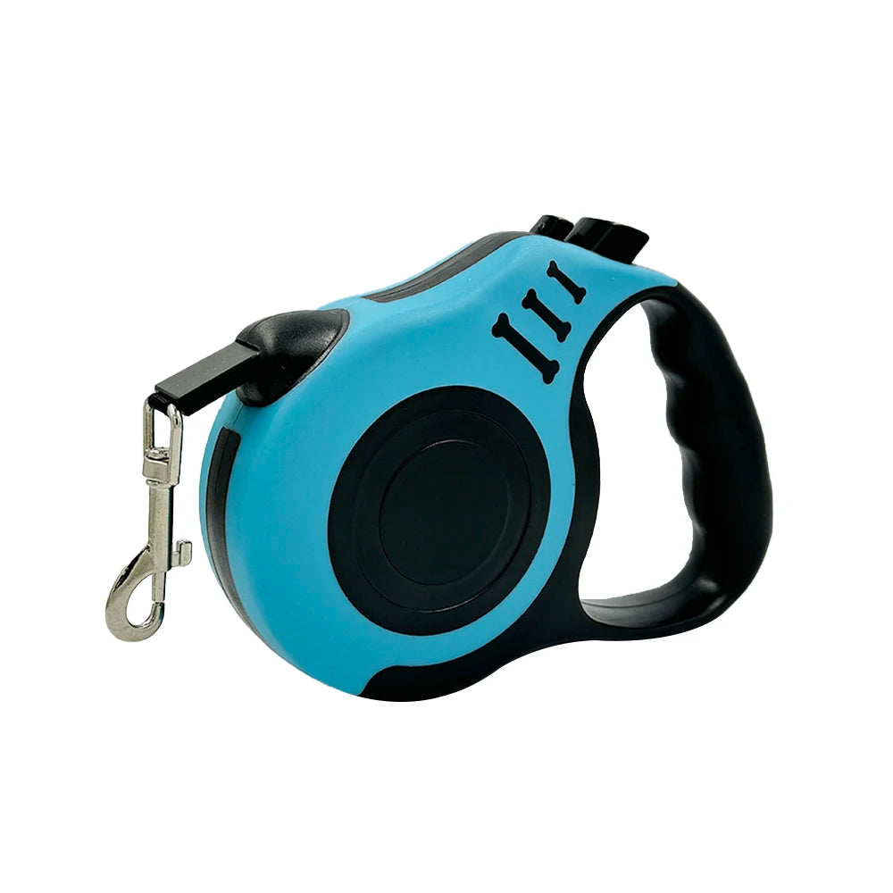 Experience Freedom with the 3M/5M Automatic Retractable Nylon Dog Leash - Perfect for Small Dogs and Cats on Outdoor Adventures
