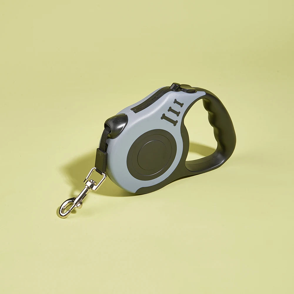 Experience Freedom with the 3M/5M Automatic Retractable Nylon Dog Leash - Perfect for Small Dogs and Cats on Outdoor Adventures