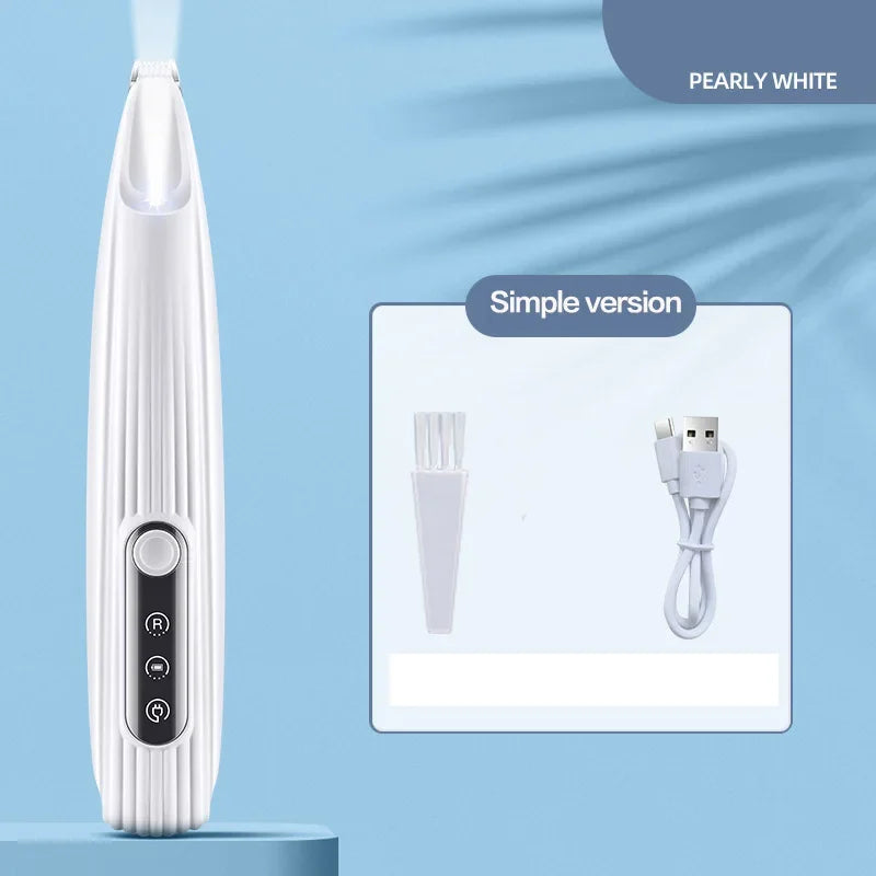 Ultimate Professional Dog Paw Trimmer with LED Light - Waterproof & Quiet Pet Clippers for Precision Grooming