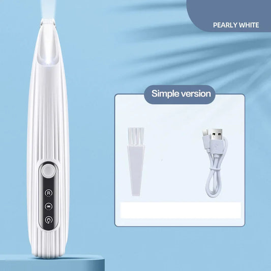Ultimate Professional Dog Paw Trimmer with LED Light - Waterproof & Quiet Pet Clippers for Precision Grooming