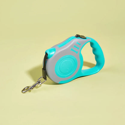 Experience Freedom with the 3M/5M Automatic Retractable Nylon Dog Leash - Perfect for Small Dogs and Cats on Outdoor Adventures