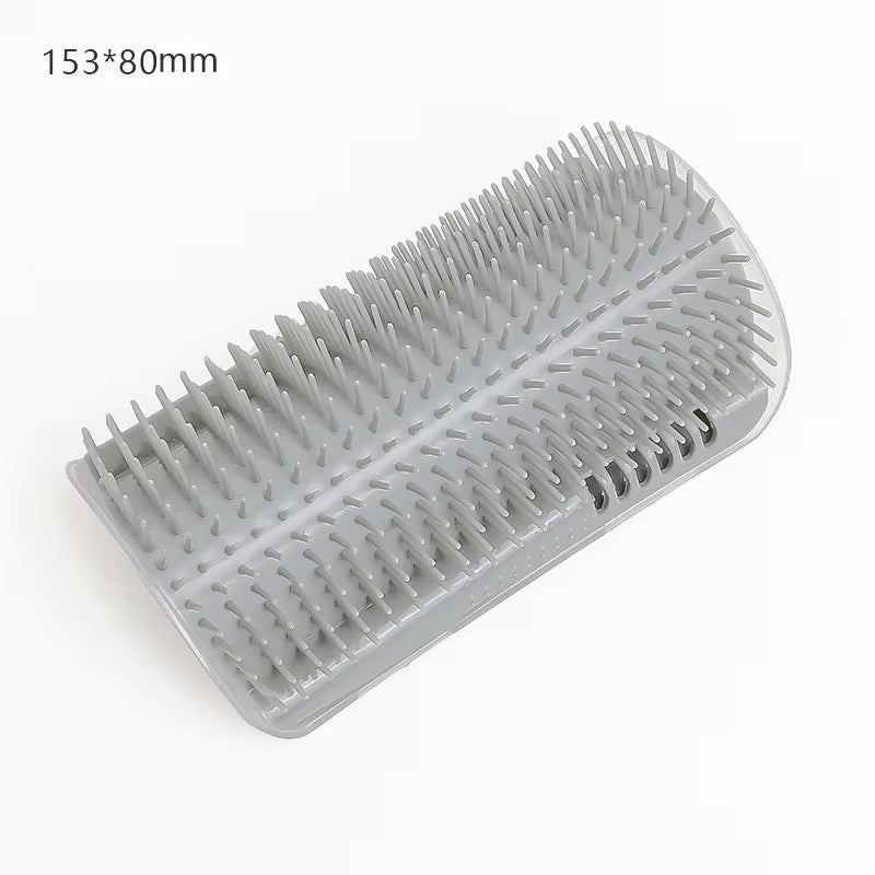 Cat Massage and Grooming Tool for Hair Removal and Self-Cleaning - Corner Brush for Pet Beauty and Care