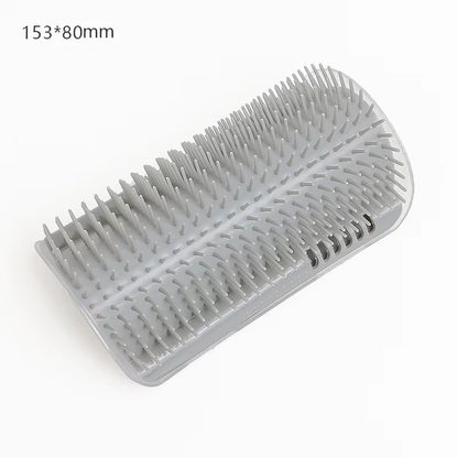 Cat Massage and Grooming Tool for Hair Removal and Self-Cleaning - Corner Brush for Pet Beauty and Care