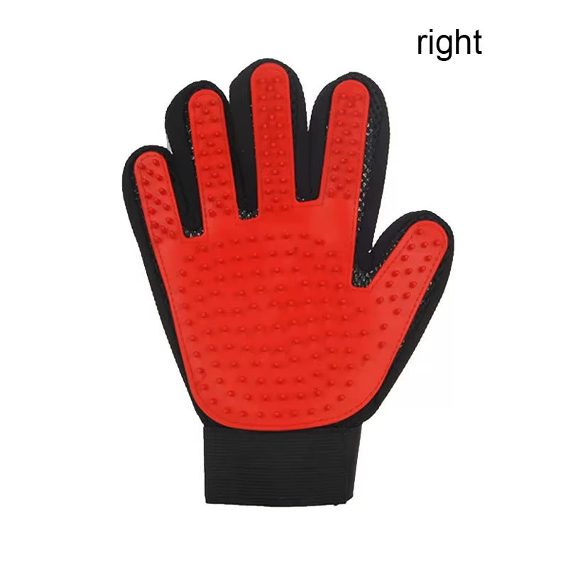 Transform Grooming Time with the Ultimate Pet Grooming Glove - Effortless Deshedding & Soothing Massage for Dogs and Cats