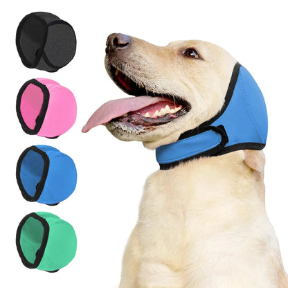 Professional Noise Reduction Dog Ear Covers - Waterproof Calming Earmuffs with Adjustable Shockproof Design