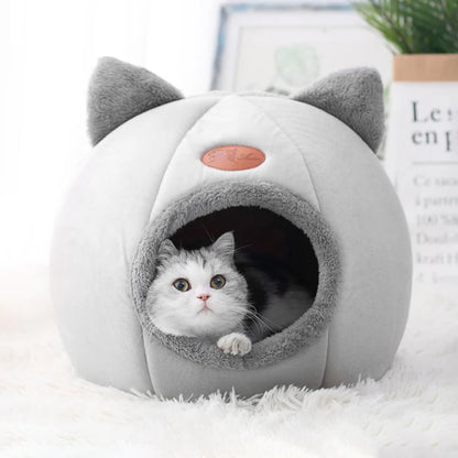 Luxurious Deep Sleep Cave Cat Bed - The Ultimate Cozy Retreat for Small Dogs and Cats