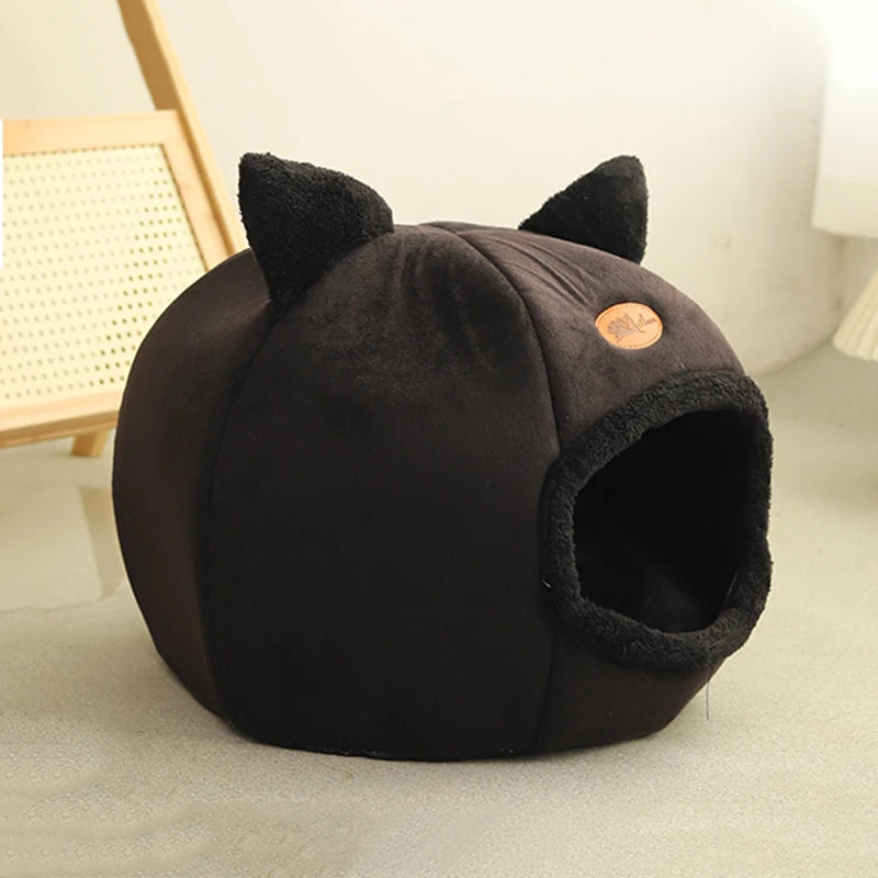 Luxurious Deep Sleep Cave Cat Bed - The Ultimate Cozy Retreat for Small Dogs and Cats