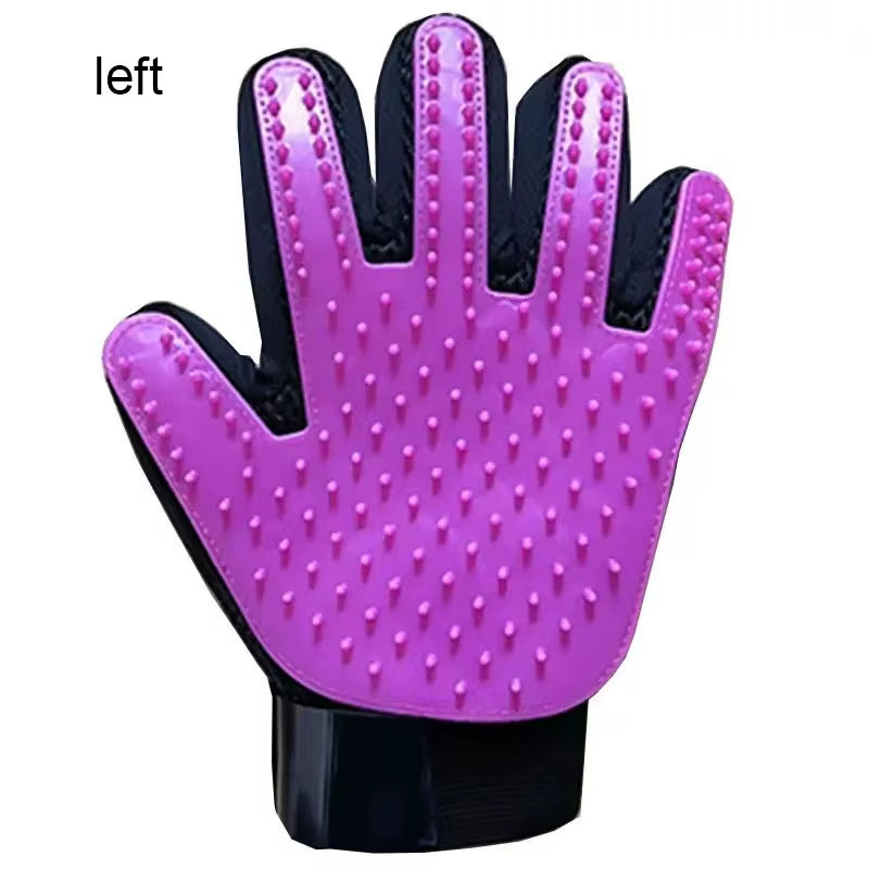 Transform Grooming Time with the Ultimate Pet Grooming Glove - Effortless Deshedding & Soothing Massage for Dogs and Cats