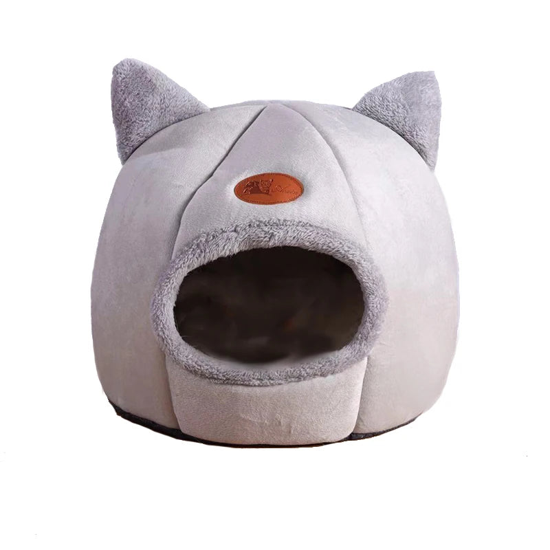 Luxurious Deep Sleep Cave Cat Bed - The Ultimate Cozy Retreat for Small Dogs and Cats