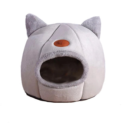 Luxurious Deep Sleep Cave Cat Bed - The Ultimate Cozy Retreat for Small Dogs and Cats