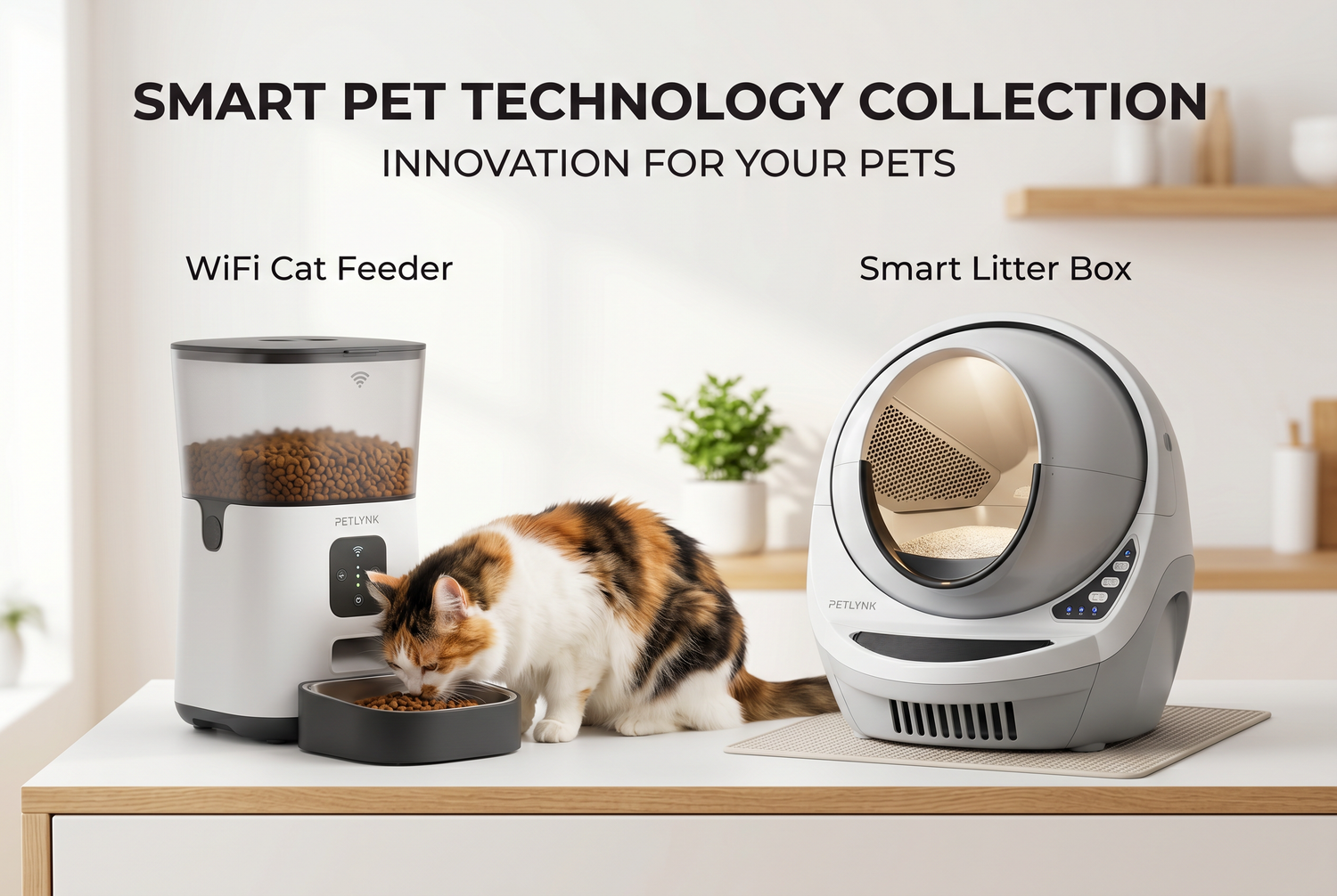 Smart pet technology collection banner