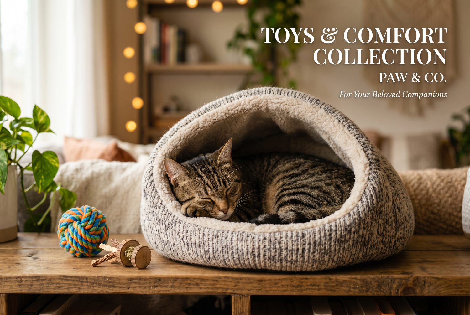 Toys and comfort collection banner